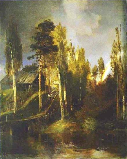 Alexei Savrasov Monastery Gates oil painting picture